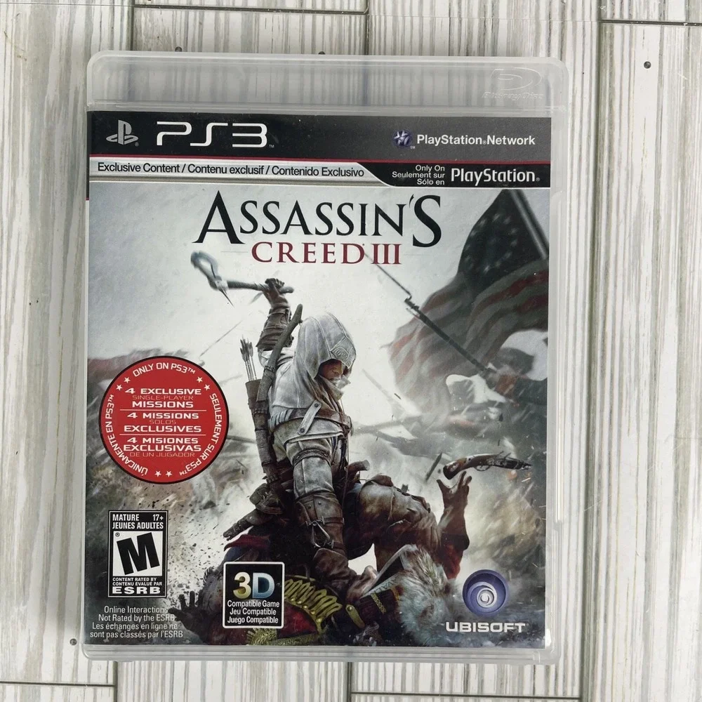 Assassin's Creed III PS3 PlayStation 3 - Complete‎